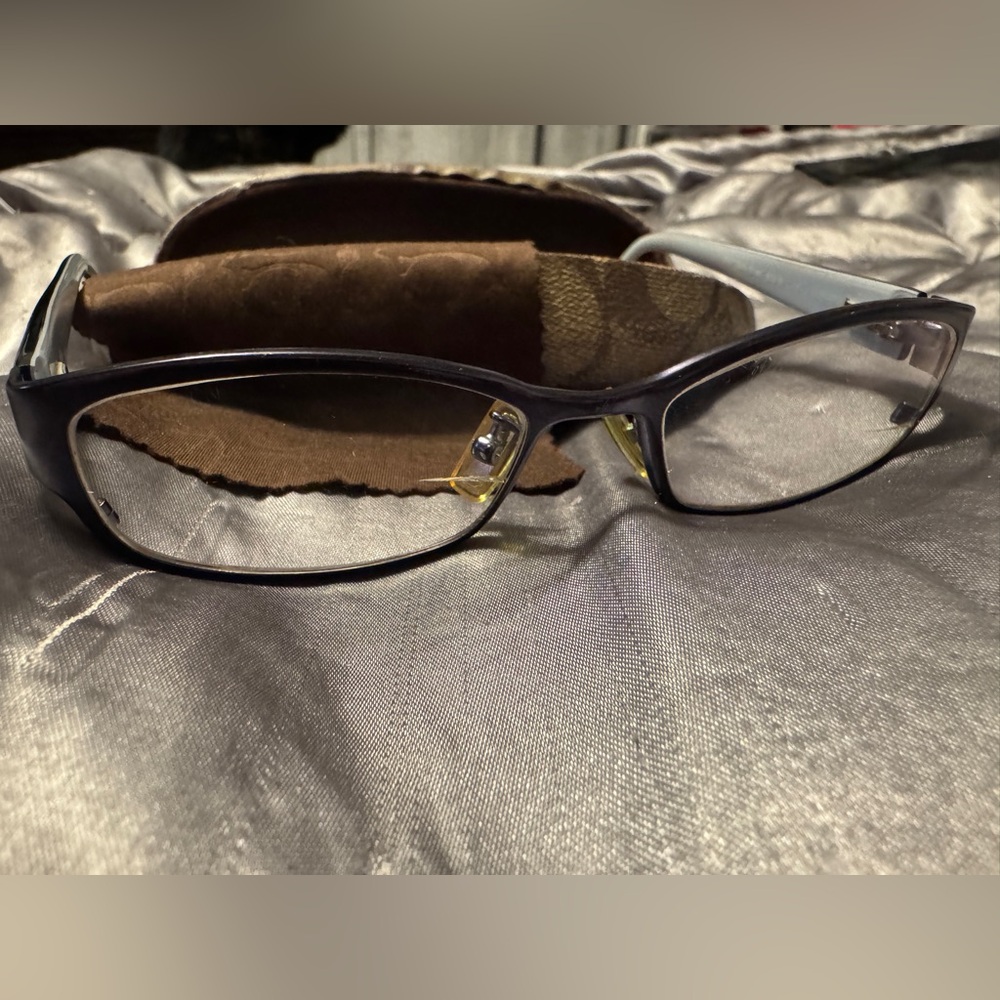 Coach Stylish Blue Eyeglasses